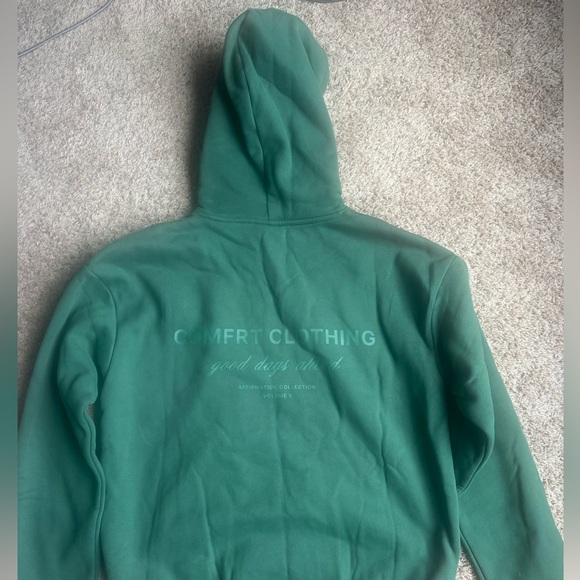 COMFRT Affirmation Hoodie – Hunter Green – Unisex – size Medium - Picture 5 of 14